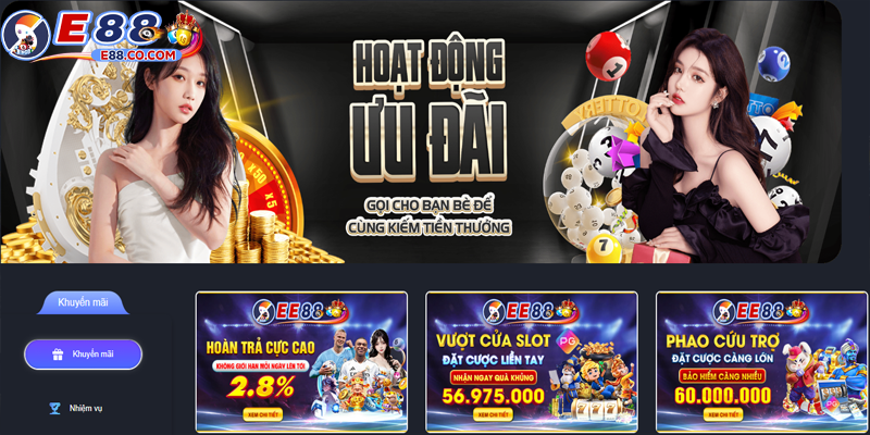 Đánh giá E88 qua nhiều sự kiện ưu đãi