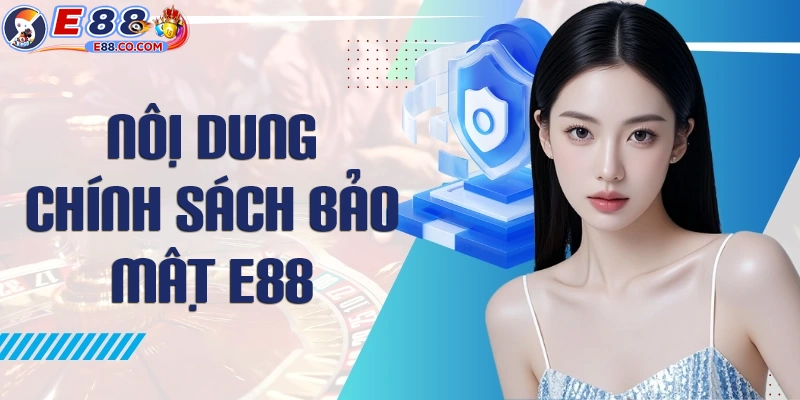 Những nội dung trong chính sách bảo mật E88